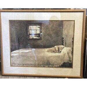 Andrew Wyeth "master Bedroom" Framed Print  26x31